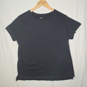 Bench Ladies Black Short Sleeved Tee Shirt Size XL